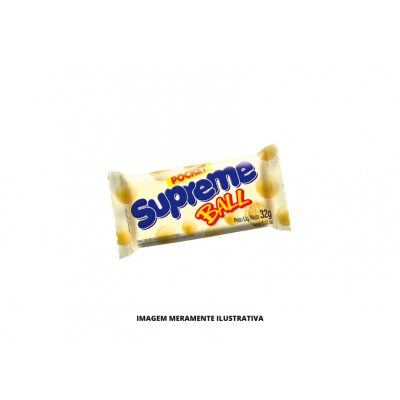 SUPREME BALL POCKET BRANCO DUMDUM 1X30X32G